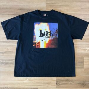 Modern Giant Vintage Bush Razor Blade Suitcase Album Cover Black Shirt Size XXXL